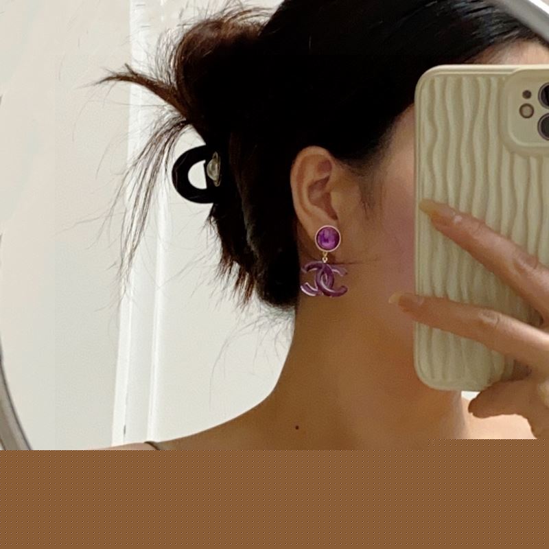 Ch*el earrings